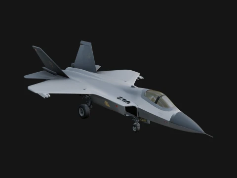 Military Jet Fighter Model Design 42 - 3D Print Model 3D Print Model