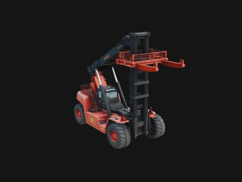 Forklift Truck Model Design 14 - 3D Print Model 3D Принт Модель