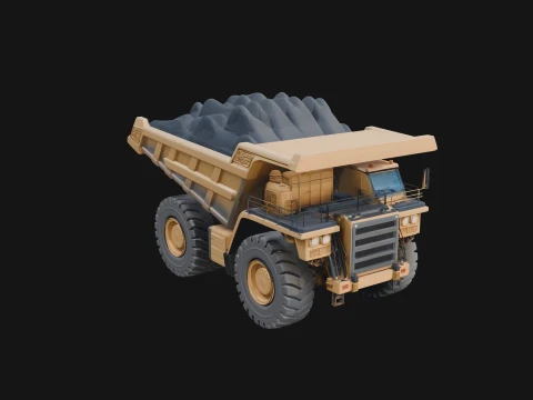 Dump Truck Model Design 35 - 3D Print Model 3D Print Model