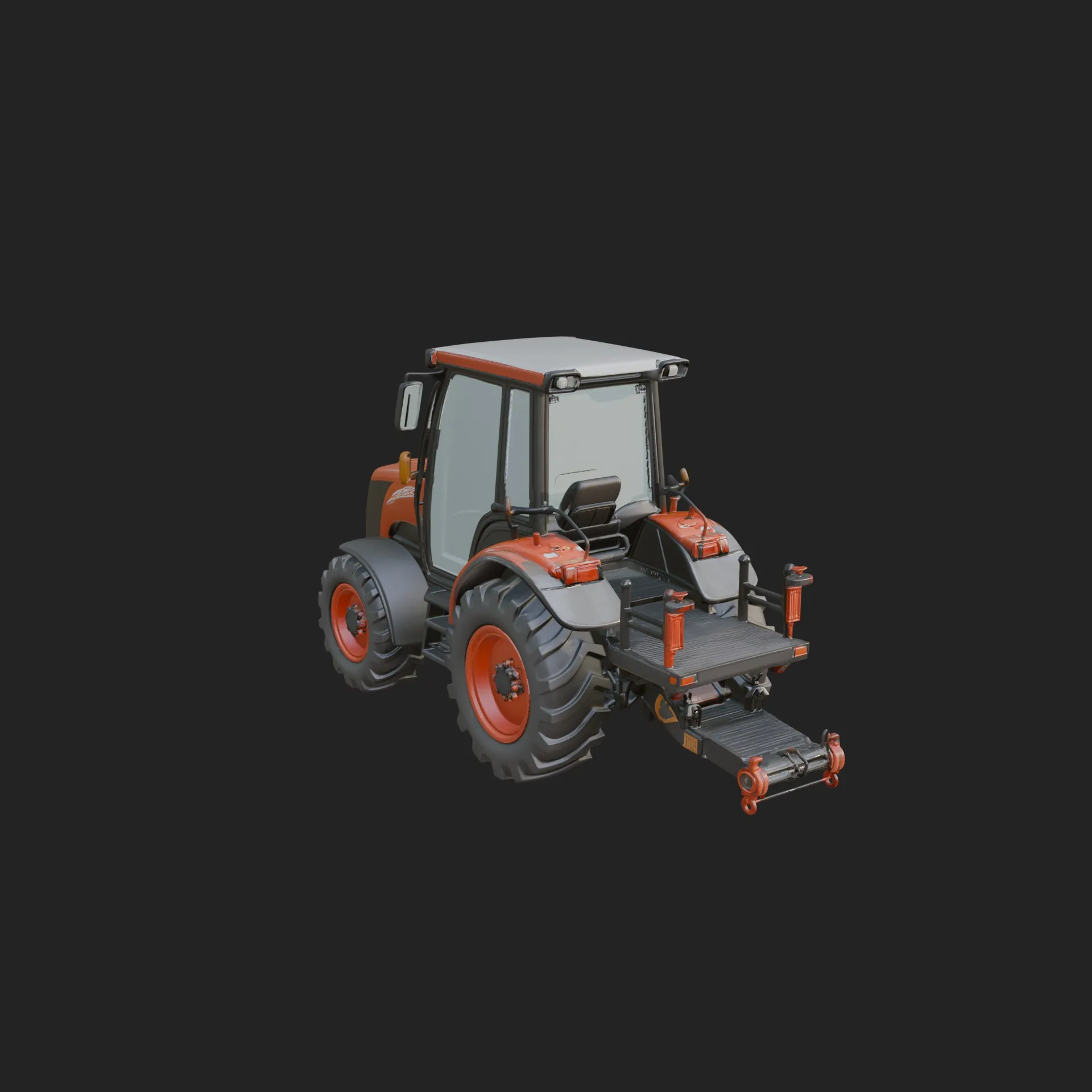 Farm Tractor Model Design 20 - 3D Print Model 3D Print Model .c4d .max .obj .3ds .fbx .stl .blend
