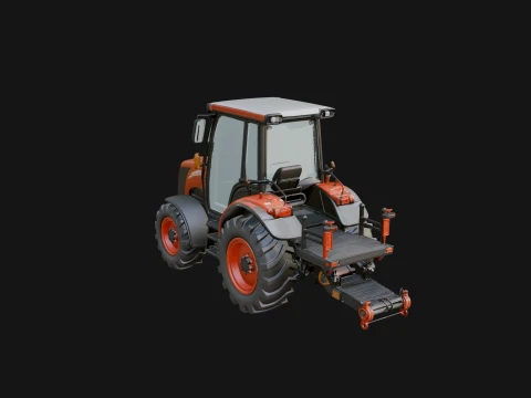 Farm Tractor Model Design 20 - 3D Print Model 3D Print Model