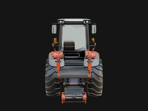 Farm Tractor Model Design 20 - 3D Print Model 3D Print Model
