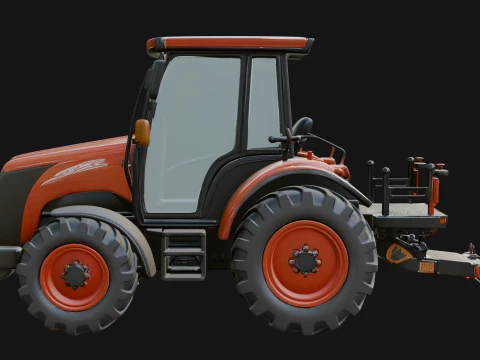 Farm Tractor Model Design 20 - 3D Print Model 3D Print Model