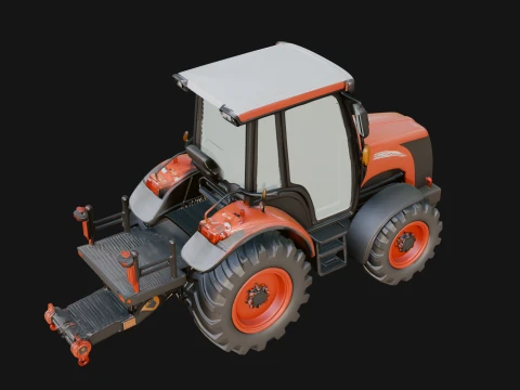 Farm Tractor Model Design 20 - 3D Print Model 3D Print Model