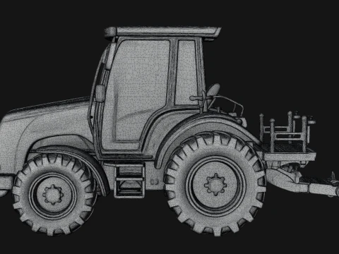 Farm Tractor Model Design 20 - 3D Print Model 3D Print Model