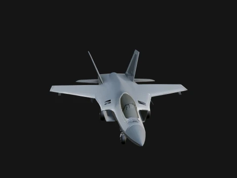 Military Jet Fighter Model Design 47 - 3D Print Model 3D Print Model