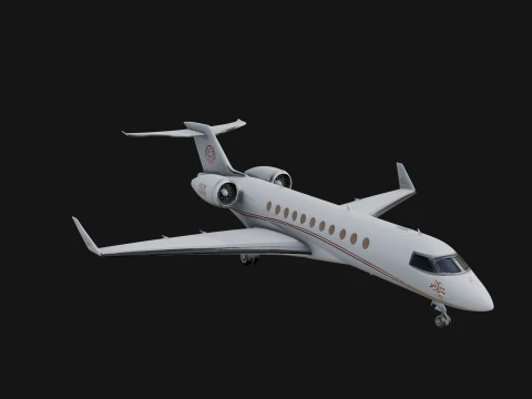 Private Jet Model Design 9 - 3D Print Model 3D Print Model