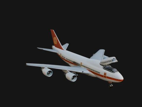 Airliner Plane Model Design 12 - 3D Print Model 3D Print Model