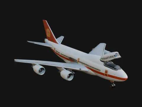 Airliner Plane Model Design 12 - 3D Print Model Model do druku 3D