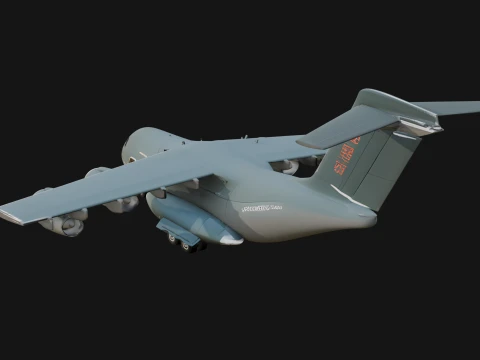 Military Cargo Plane Model Design 26 - 3D Print Model 3D Print Model