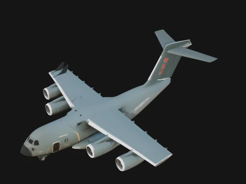 Military Cargo Plane Model Design 26 - 3D Print Model 3D Print Model