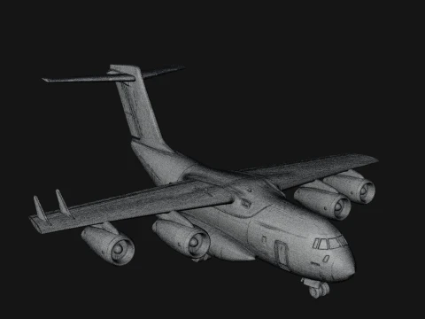 Military Cargo Plane Model Design 26 - 3D Print Model 3D Print Model