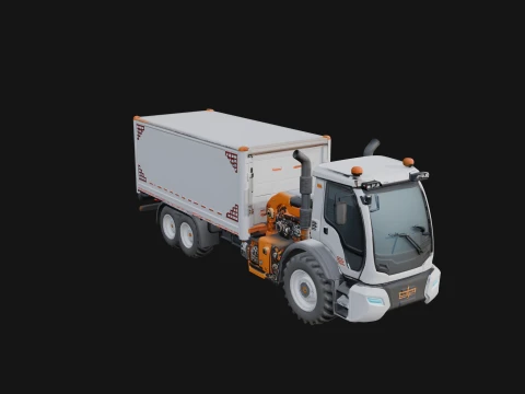 Utility Service Truck Model Design 5 - 3D Print Model 3D Print Model