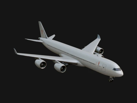 Airliner Plane Model Design 13 - 3D Print Model 3D 프린트 모델