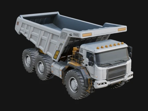 Dump Truck Model Design 36 - 3D Print Model 3D Принт Модель