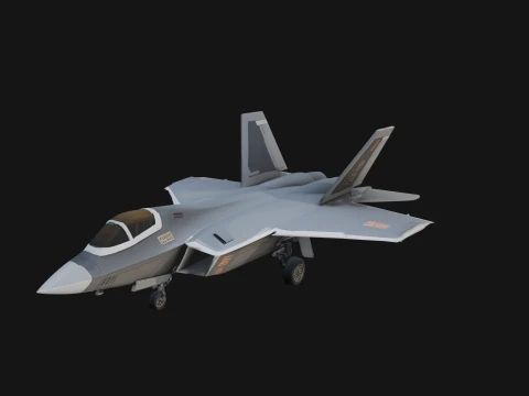 Military Jet Fighter Model Design 49 - 3D Print Model 3D Print Model