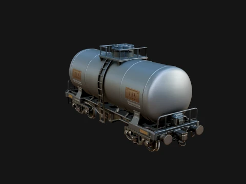 Freight Train Wagon Model Design 10 - 3D Print Model 3D Druckmodell