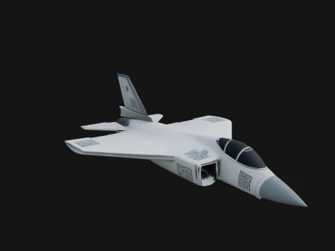 Military Jet Fighter Model Design 51 - 3D Print Model 3D Print Model