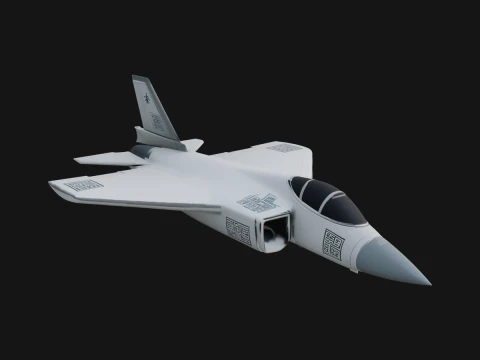 Military Jet Fighter Model Design 51 - 3D Print Model 3D printmodel