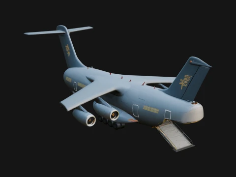 Military Cargo Plane Model Design 27 - 3D Print Model 3D Print Model