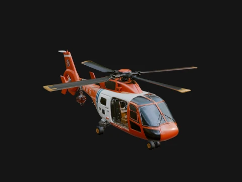 Rescue Helicopter Model Design 15 - 3D Print Model 3D printmodel