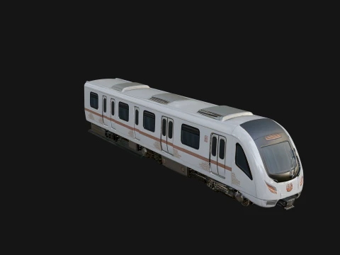 Subway Train Car Model Design 11 - 3D Print Model 3D Принт Модель