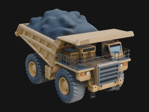 Dump Truck Model Design 37 - 3D Print Model 3D Принт Модель