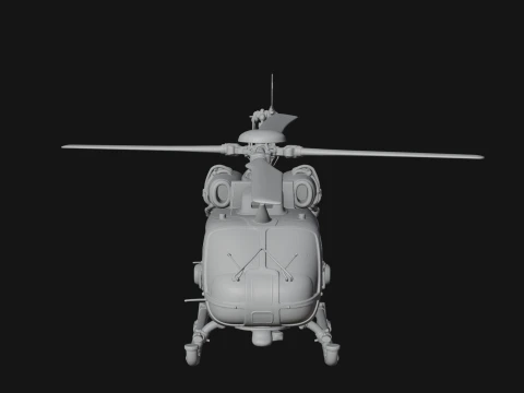 Rescue Helicopter Model Design 16 - 3D Print Model 3D Print Model
