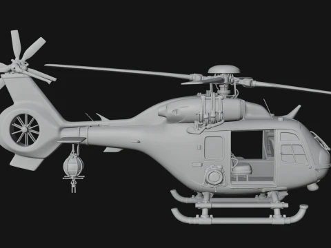 Rescue Helicopter Model Design 16 - 3D Print Model 3D Print Model