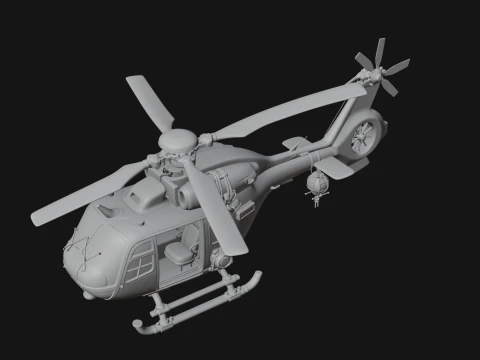Rescue Helicopter Model Design 16 - 3D Print Model 3D Print Model