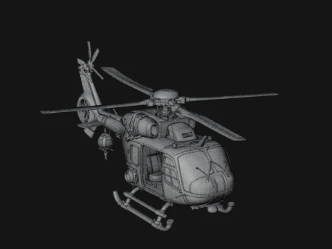 Rescue Helicopter Model Design 16 - 3D Print Model 3D Print Model
