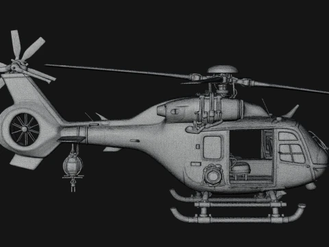 Rescue Helicopter Model Design 16 - 3D Print Model 3D Print Model