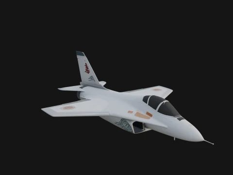Military Jet Fighter Model Design 54 - 3D Print Model 3D Print Model