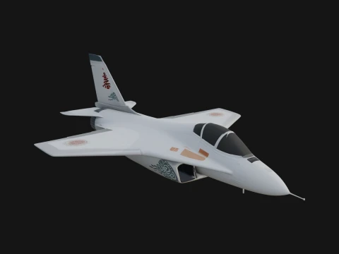 Military Jet Fighter Model Design 54 - 3D Print Model 3D Print Model