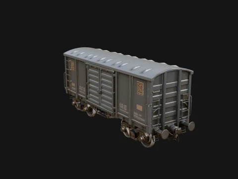 Freight Train Wagon Model Design 11 - 3D Print Model 3D 프린트 모델