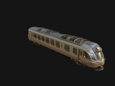 Passenger Train Car Model Design 12 - 3D Print Model 3D Print Model