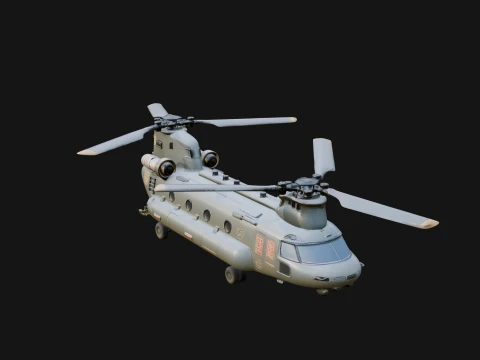 Military Helicopter Model Design 22 - 3D Print Model 3D printmodel