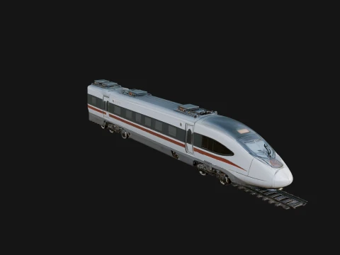 High Speed Train Model Design 13 - 3D Print Model 3D Print Model