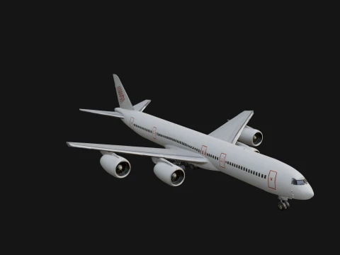 Airliner Plane Model Design 16 - 3D Print Model 3D Print Model