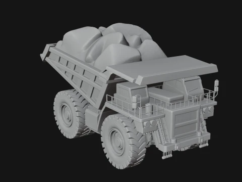 Dump Truck Model Design 38 - 3D Print Model 3D Print Model