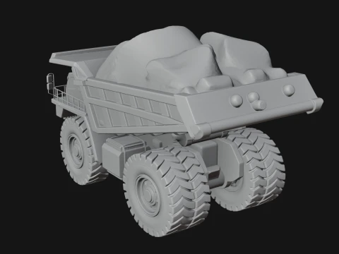 Dump Truck Model Design 38 - 3D Print Model 3D Print Model