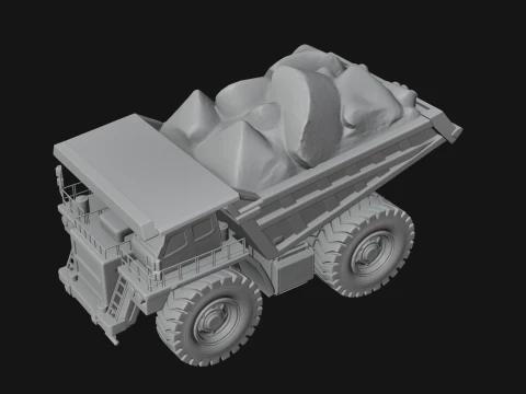 Dump Truck Model Design 38 - 3D Print Model 3D Print Model
