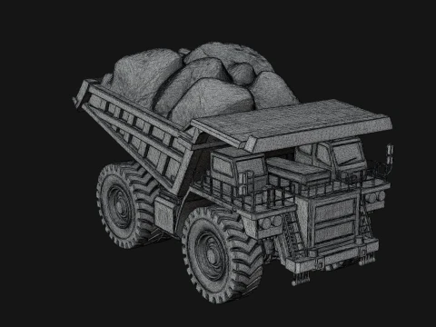 Dump Truck Model Design 38 - 3D Print Model 3D Print Model