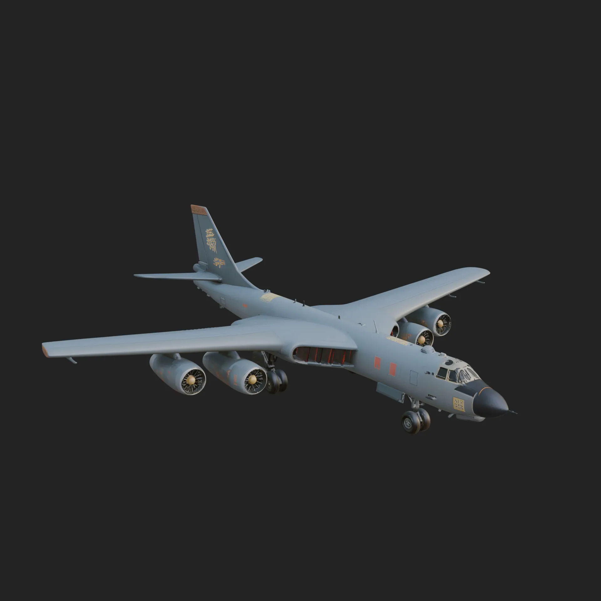 Military Cargo Plane Model Design 33 - 3D Print Model 3D Print Model .c4d .max .obj .3ds .fbx .stl .blend 