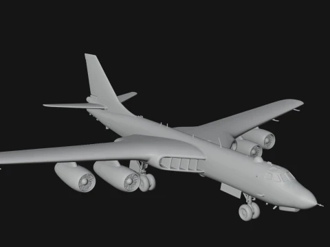 Military Cargo Plane Model Design 33 - 3D Print Model 3D Print Model