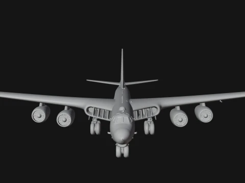 Military Cargo Plane Model Design 33 - 3D Print Model 3D Print Model