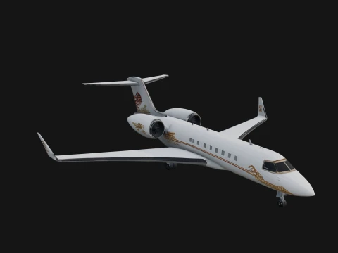 Private Jet Model Design 13 - 3D Print Model 3D Print Model