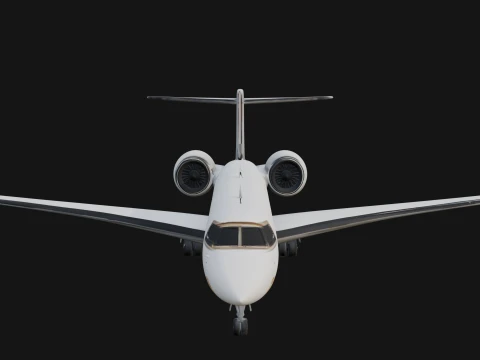 Private Jet Model Design 13 - 3D Print Model 3D Print Model