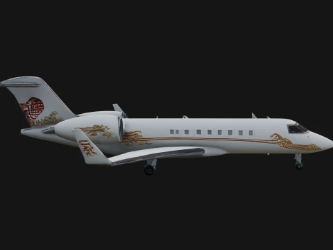 Private Jet Model Design 13 - 3D Print Model 3D Print Model