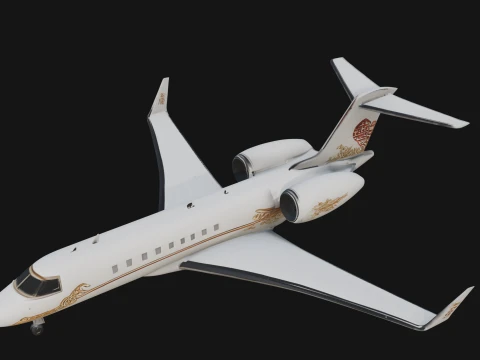 Private Jet Model Design 13 - 3D Print Model 3D Print Model